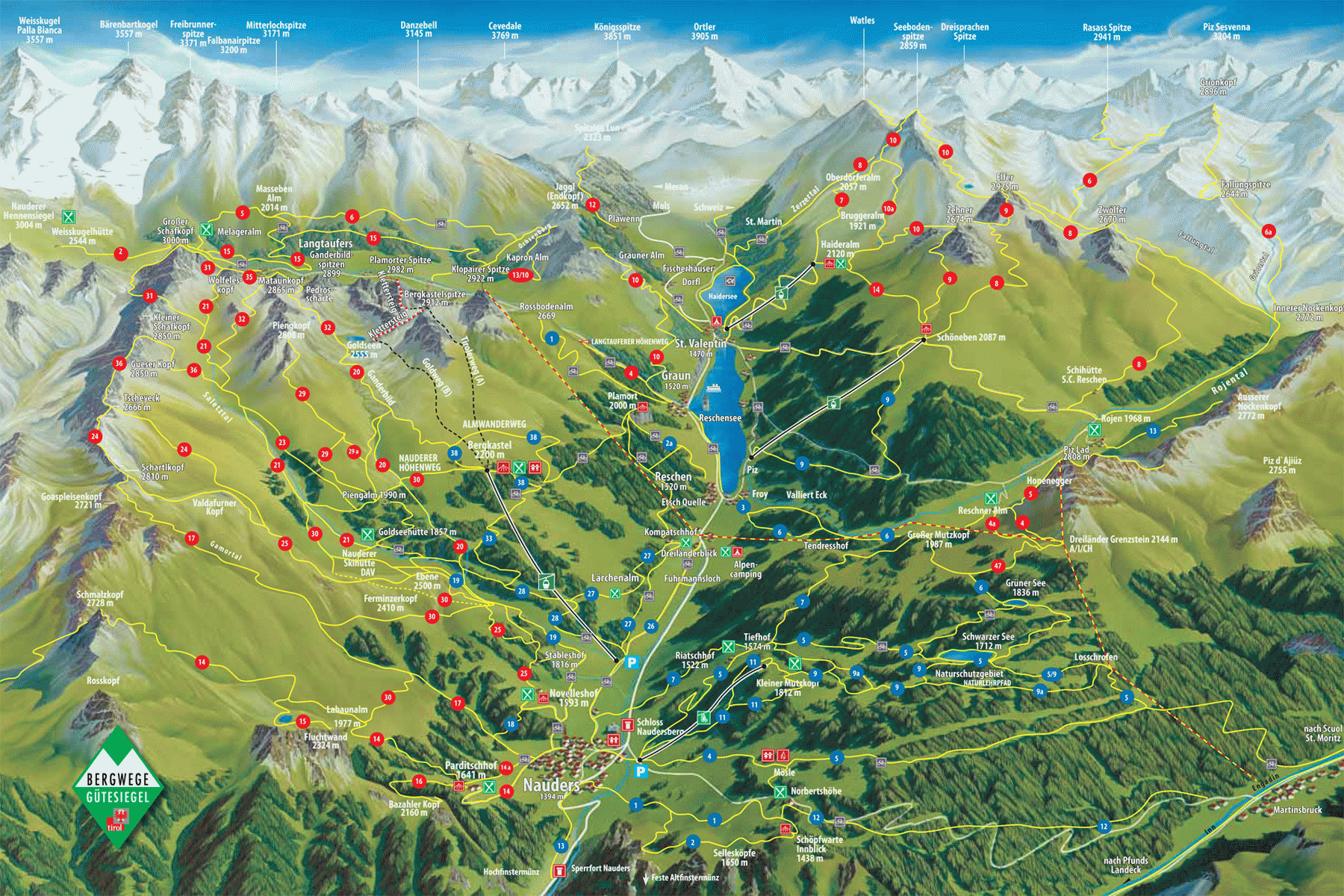 Wanderkarte Tirol | creactie